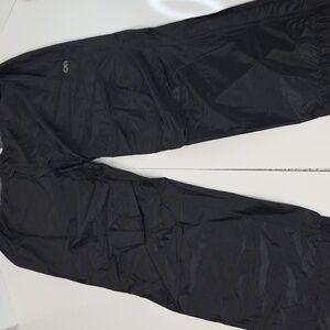 Outdoor Research Men's Helium Rain Pants Diamond Fuse Black NWT